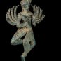 Antique Khmer Style Bronze Ardhaparyanka Shiva - 10 Arms - 51cm/20"