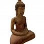 Antique Khmer Style SE Asia Wood Meditation Buddha Statue - 56cm/22"