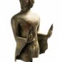 Antique Thai Style Bronze Ayutthaya Abhaya Protection Buddha Statue - 68cm/27"