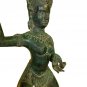 Antique Khmer style Angkor Wat Bronze Standing Apsara or Angel - 56cm/22"