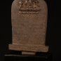 Antique 18th Century Stone Khmer Sanskrit Stele with Nandi - 65cm / 26"