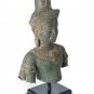 Antique Khmer Style Bronze Mounted Shiva Torso Statue - 66cm/26"