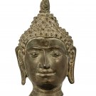 18th Century Antique Chiang Saen Mounted Buddha Head Statue - 30cm/12"