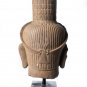 Antique Koh Ker Style Khmer Stone Shiva Head Statue - The Destroyer - 48cm/19"