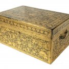 Antique 19th Century Burmese Lacquerware Sadaik or Manuscript Box - 35cm / 14"