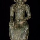 19th Century Antique Thai Seated Preaching Buddha Statue - 86cm/34"