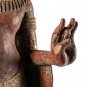Antique Khmer Style Angkor Wat Wood Standing Teaching Buddha Statue - 124cm/50"