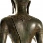 Antique Lopburi Style Bronze Lakshmi Statue / Devi Consort of Vishnu - 129cm/52"