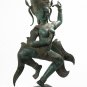 Antique Khmer Style Angkor Wat Bronze Standing Apsara or Angel - 86cm/34"