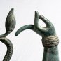 Antique Khmer Style Angkor Wat Bronze Standing Apsara or Angel - 86cm/34"