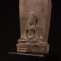 Antique Stone Stele Phnom Da Style Khmer Meditation Buddha Statue - 58cm/23"