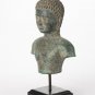 Antique Khmer Style Bronze Vishnu Torso Statue - Protector & Preserver -29cm/12"
