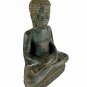 Antique Thai Style Bronze Seated Meditation Buddha Statue - 38cm/15"