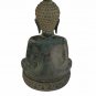 Antique Thai Style Bronze Seated Meditation Buddha Statue - 38cm/15"