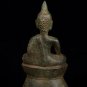 Buddha Statue - Antique Laos Style Seated Enlightenment 20cm/8"