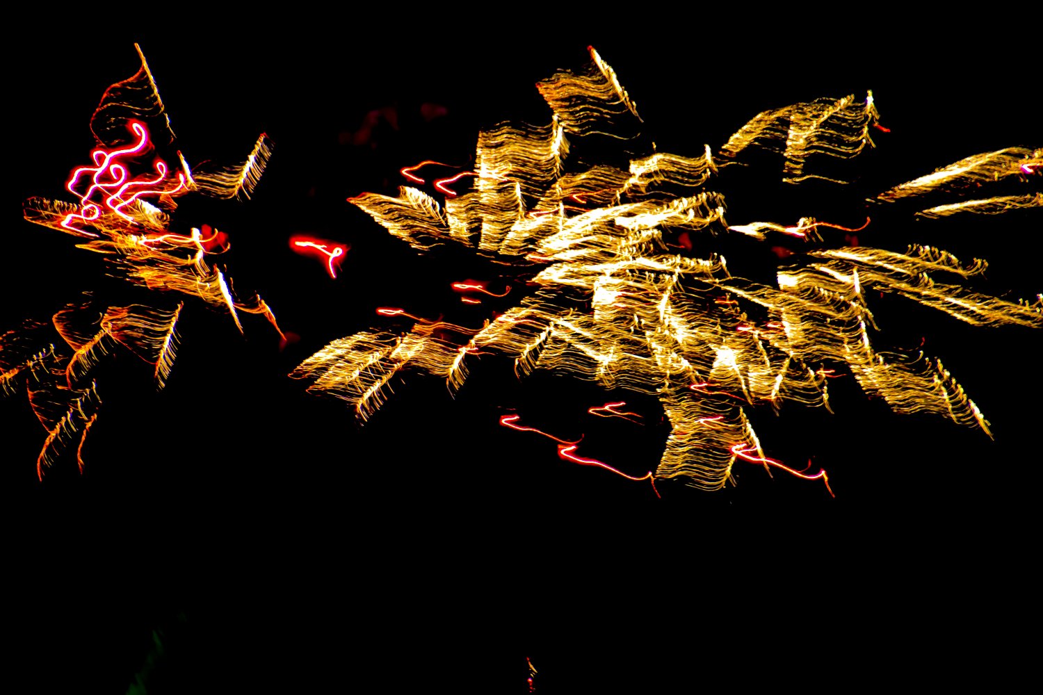 Dragon Fireworks Explosion Digital Art Image Photograph