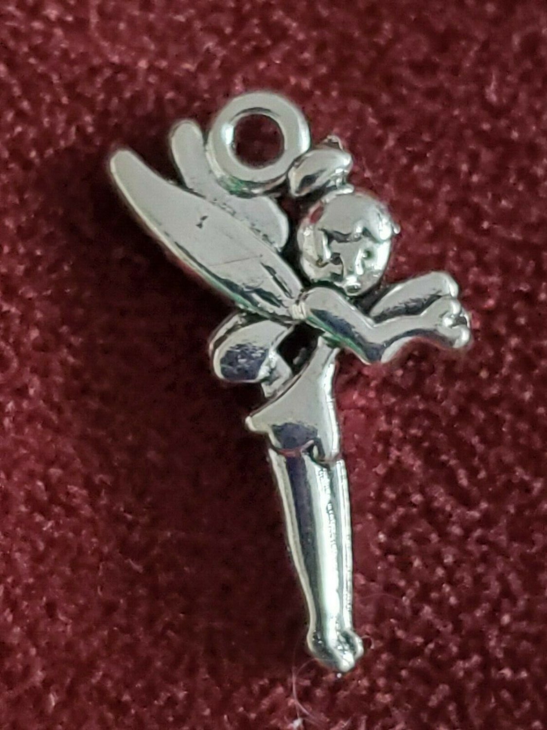 Silver Plated Fairy Charm Pendant Bracelet Women Jewelry Fantasy Tinkerbell Teen