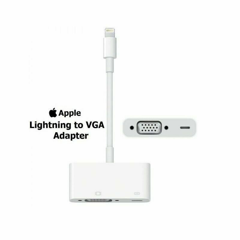 Apple lightning to vga adapter genuine md825 for iphone ipad ipod model