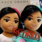 Original Authentic Ty Obama girls girlz retired Sasha Malia Dolls