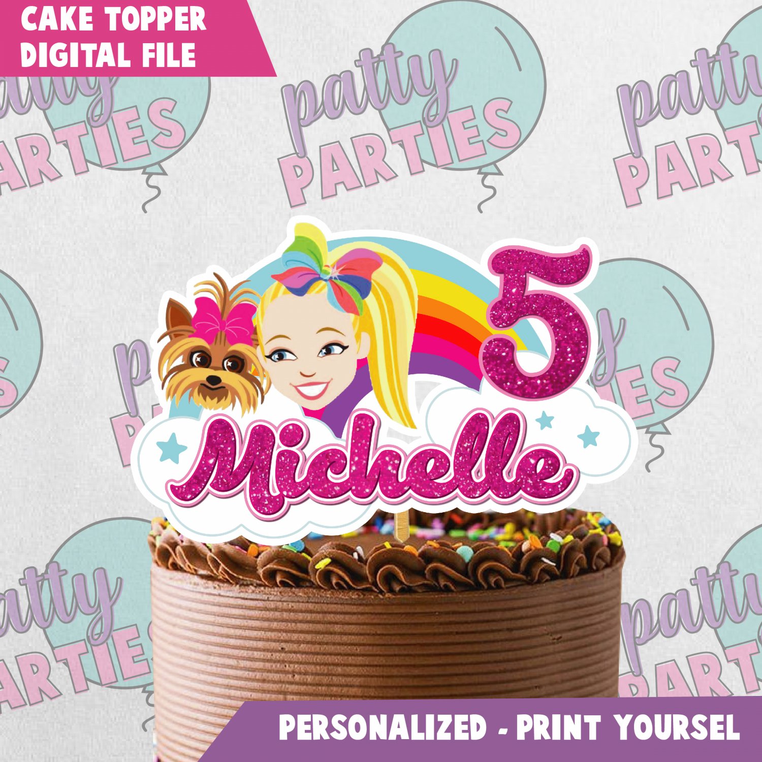 JOJO SIWA CAKE TOPPER