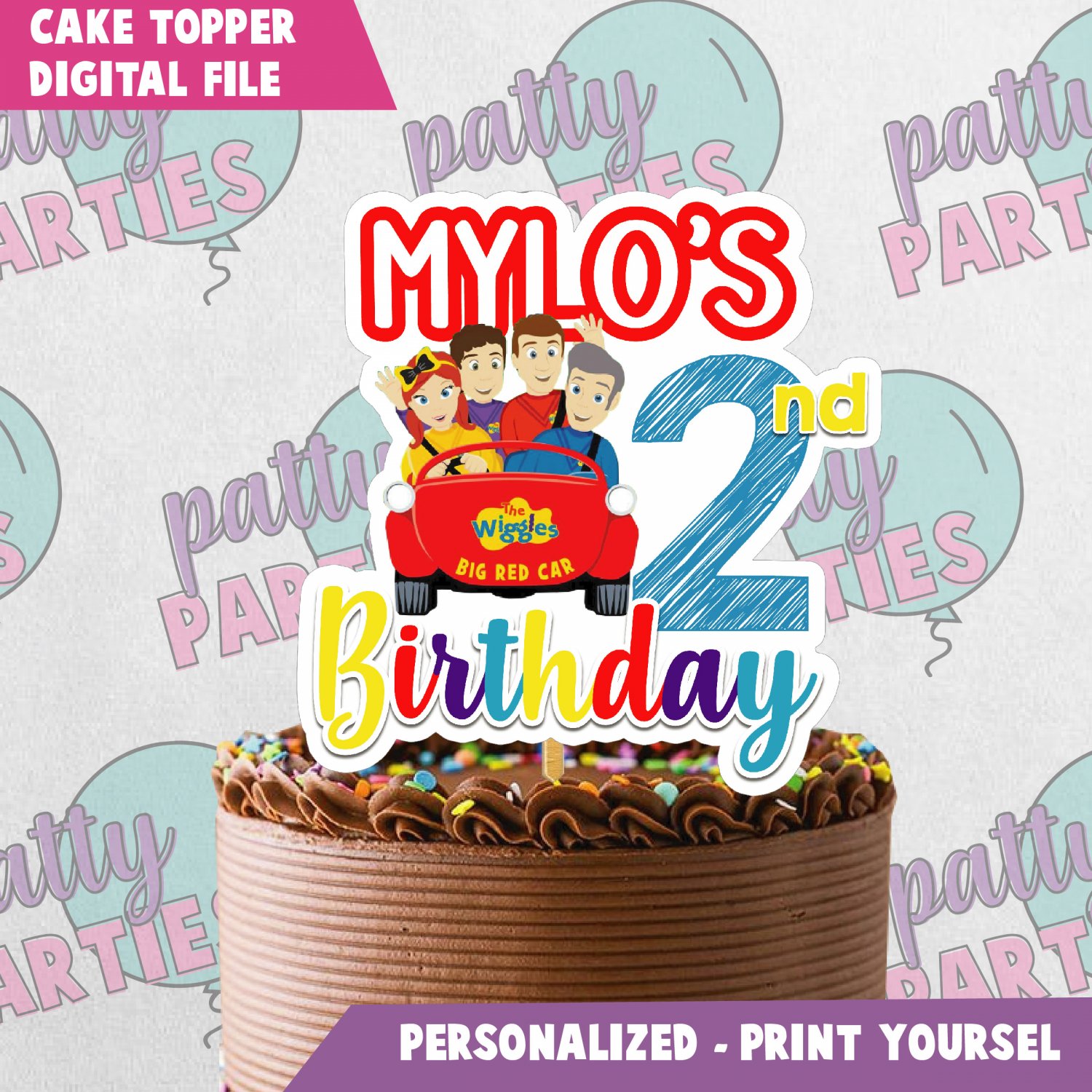 THE WIGGLES CAKE TOPPER