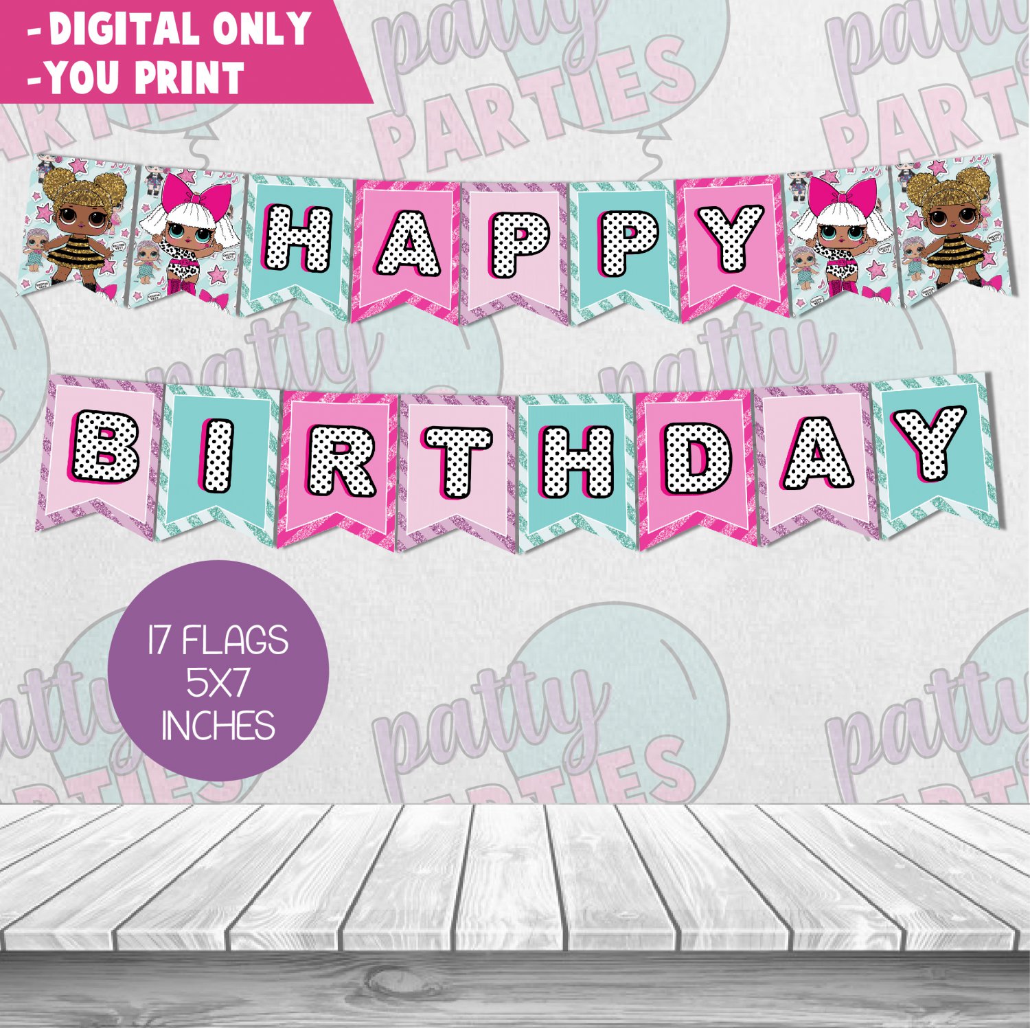 LOL SURPRISE BANNER PRINTABLE
