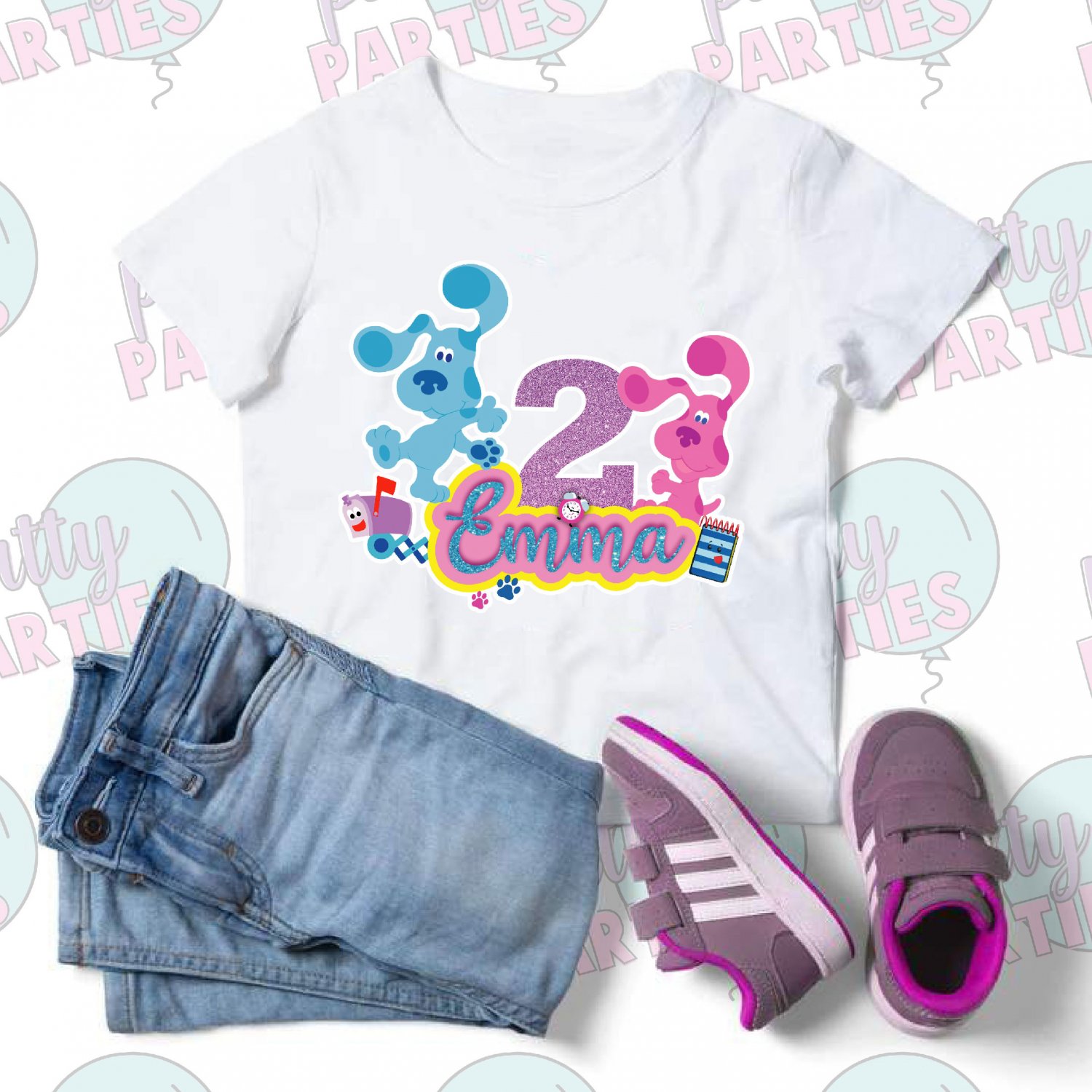 BLUE'S CLUES IRON ON TRANSFER IMAGE