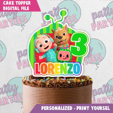 COCOMELON CAKE TOPPER