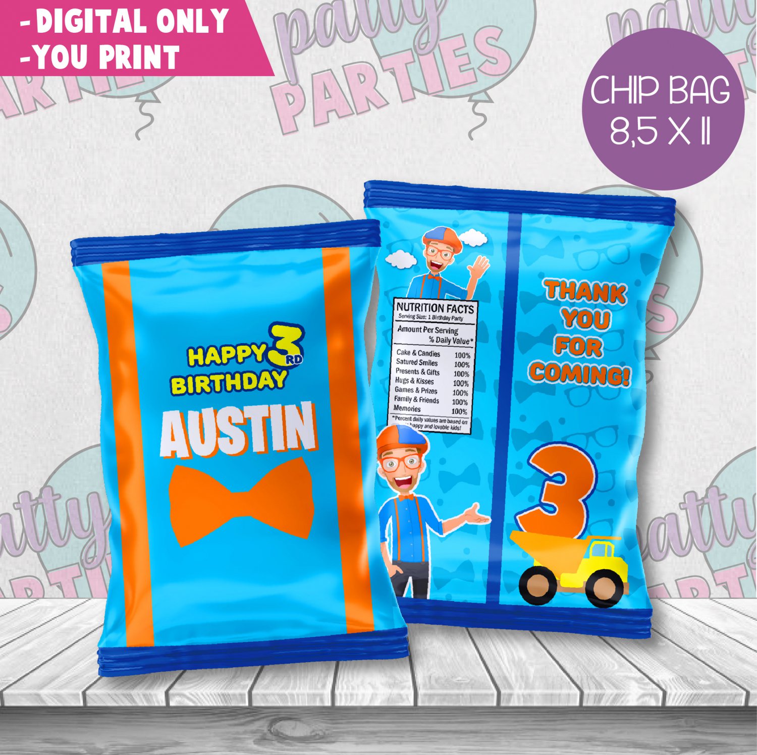 BLIPPI CHIP BAG