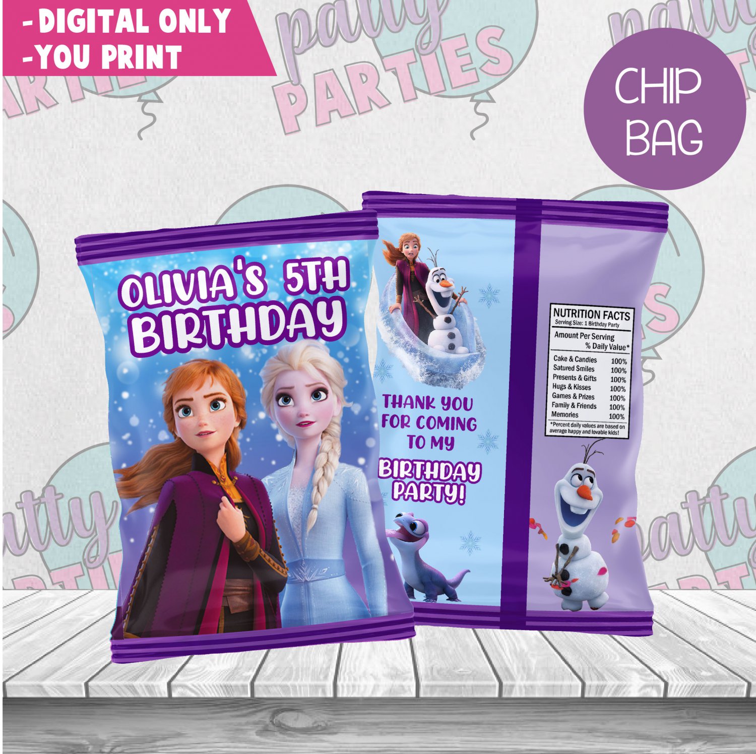 FROZEN  2 CHIP BAG