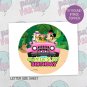 MINNIE MOUSE SAFARI EDIBLE IMAGE FOR CAKE