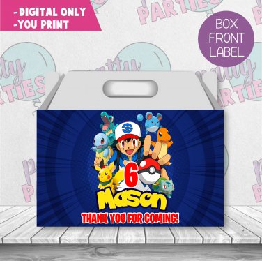 POKEMON BOX FRONT LABEL