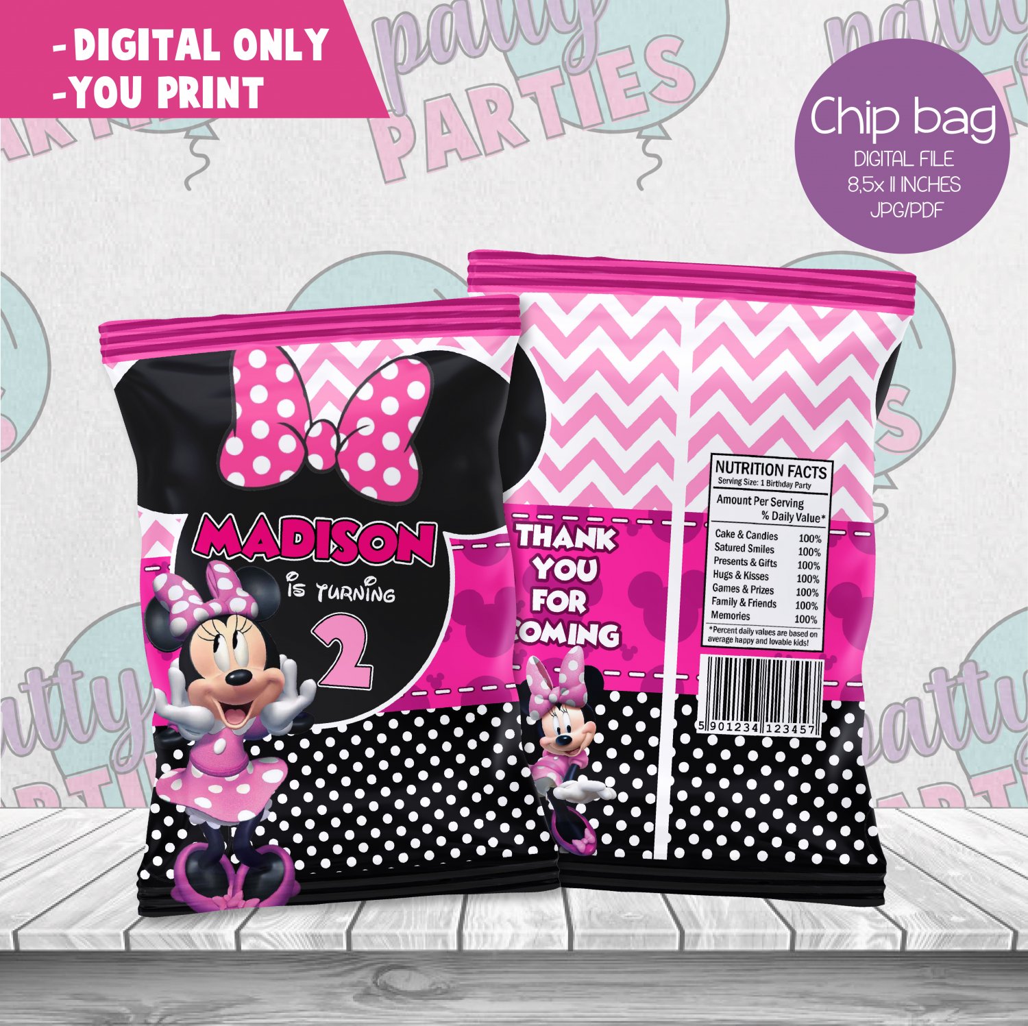 MINNIE MOUSE CHIP BAG