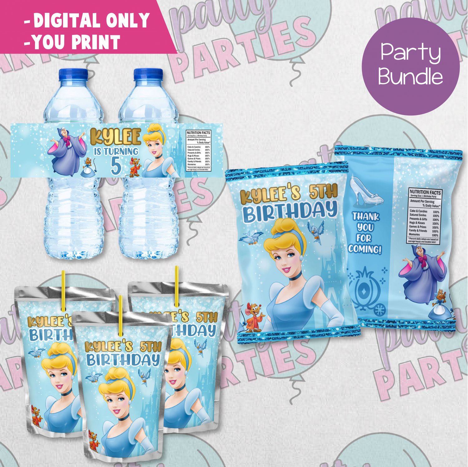 CINDERELLA PARTY BUNDLE