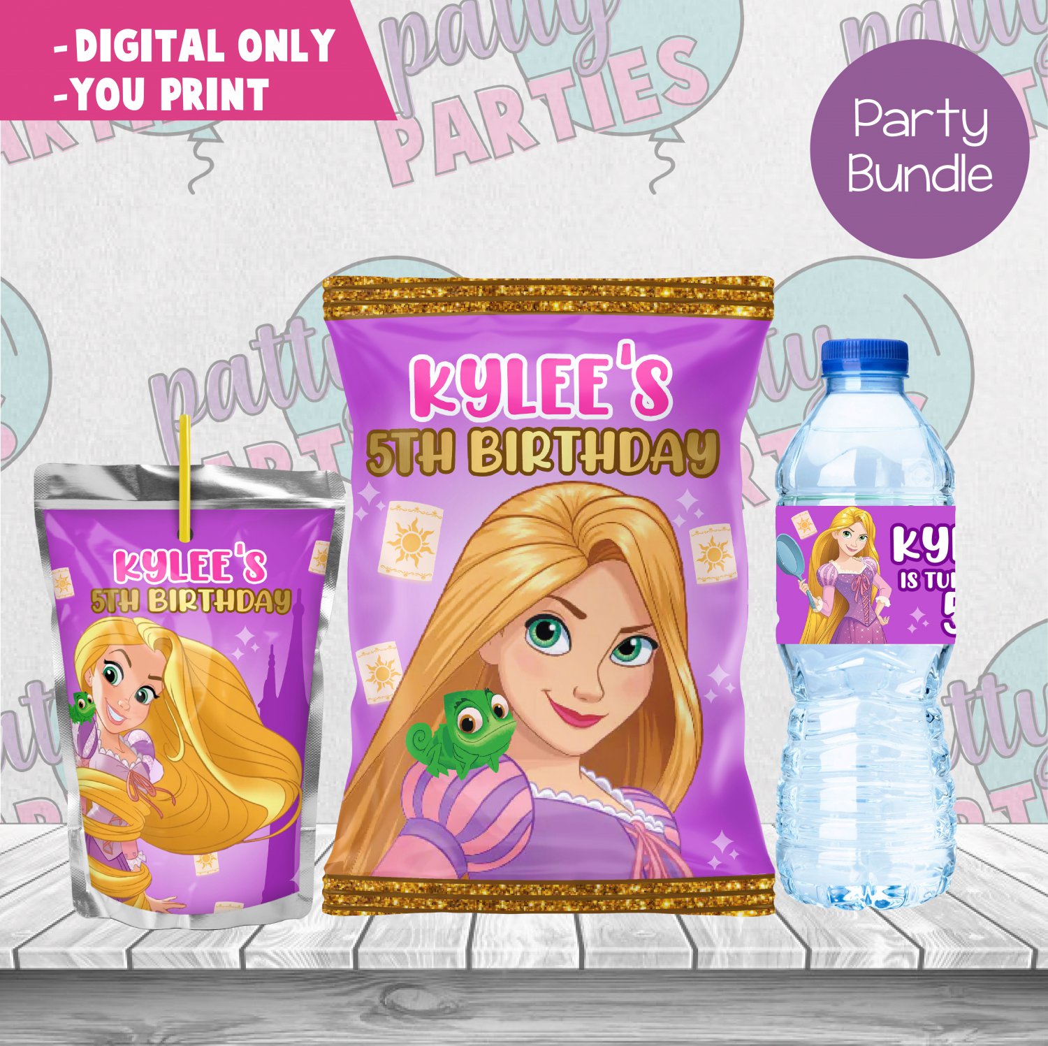 RAPUNZEL  PARTY BUNDLE
