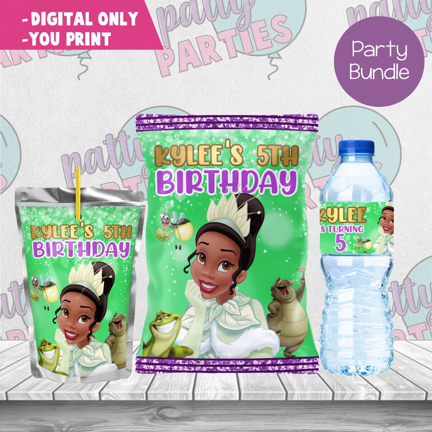 PRINCESS TIANA PARTY BUNDLE