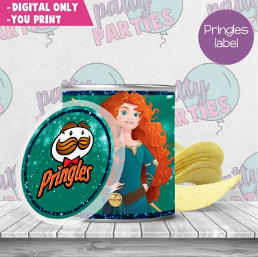BRAVE MERIDA  PRINGLES WRAPPER