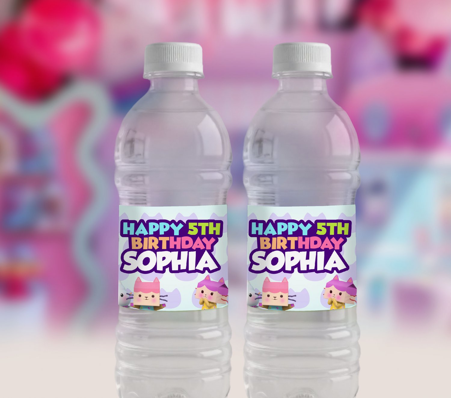 GABBY'S DOLLHOUSE  BOTTLE LABEL