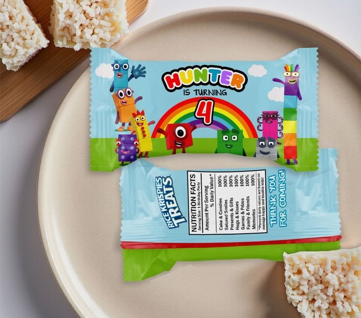 NUMBERBLOCKS RICE KRISPIES WRAPPER