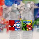 SUPERHERO BOTTLE LABEL