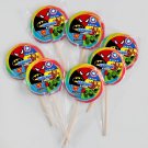 SUPERHERO LOLLIPOP LABEL SUPERHERO LOLLIPOP LABEL