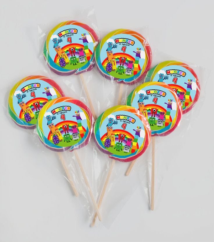 NUMBERBLOCKS LOLLIPOP LABEL
