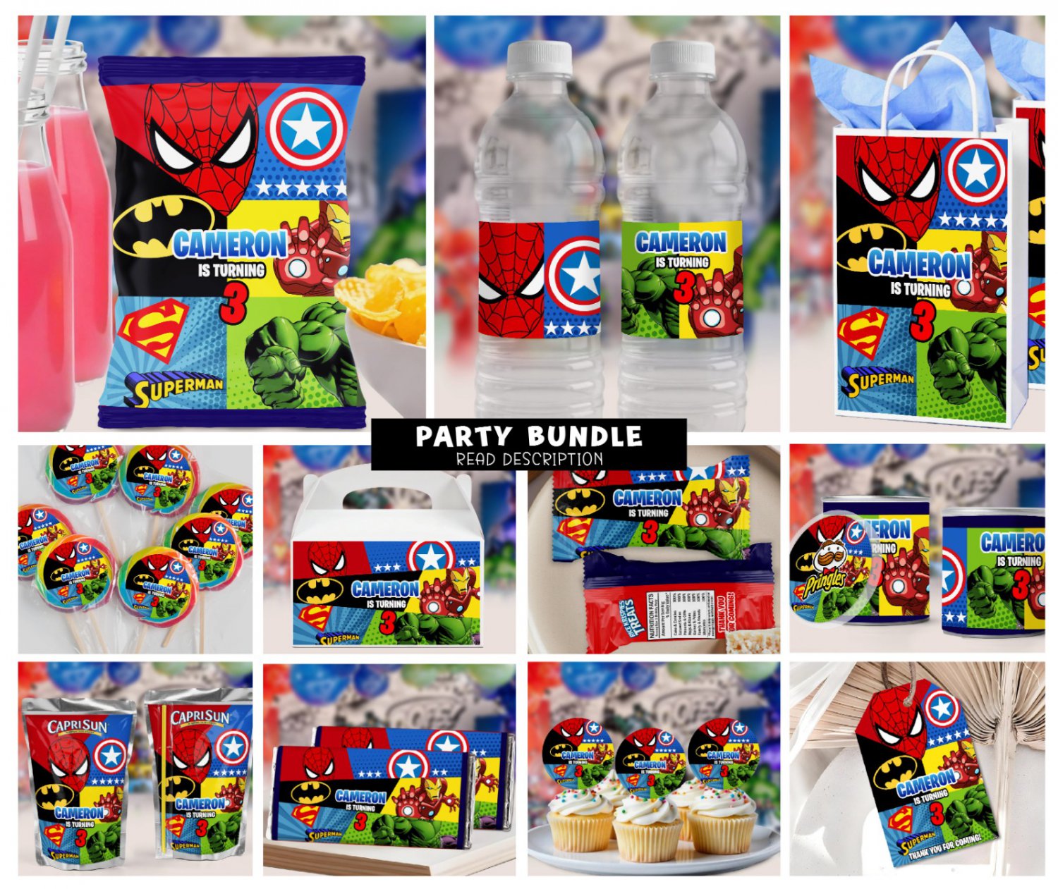 SUPERHERO PARTY BUNDLE