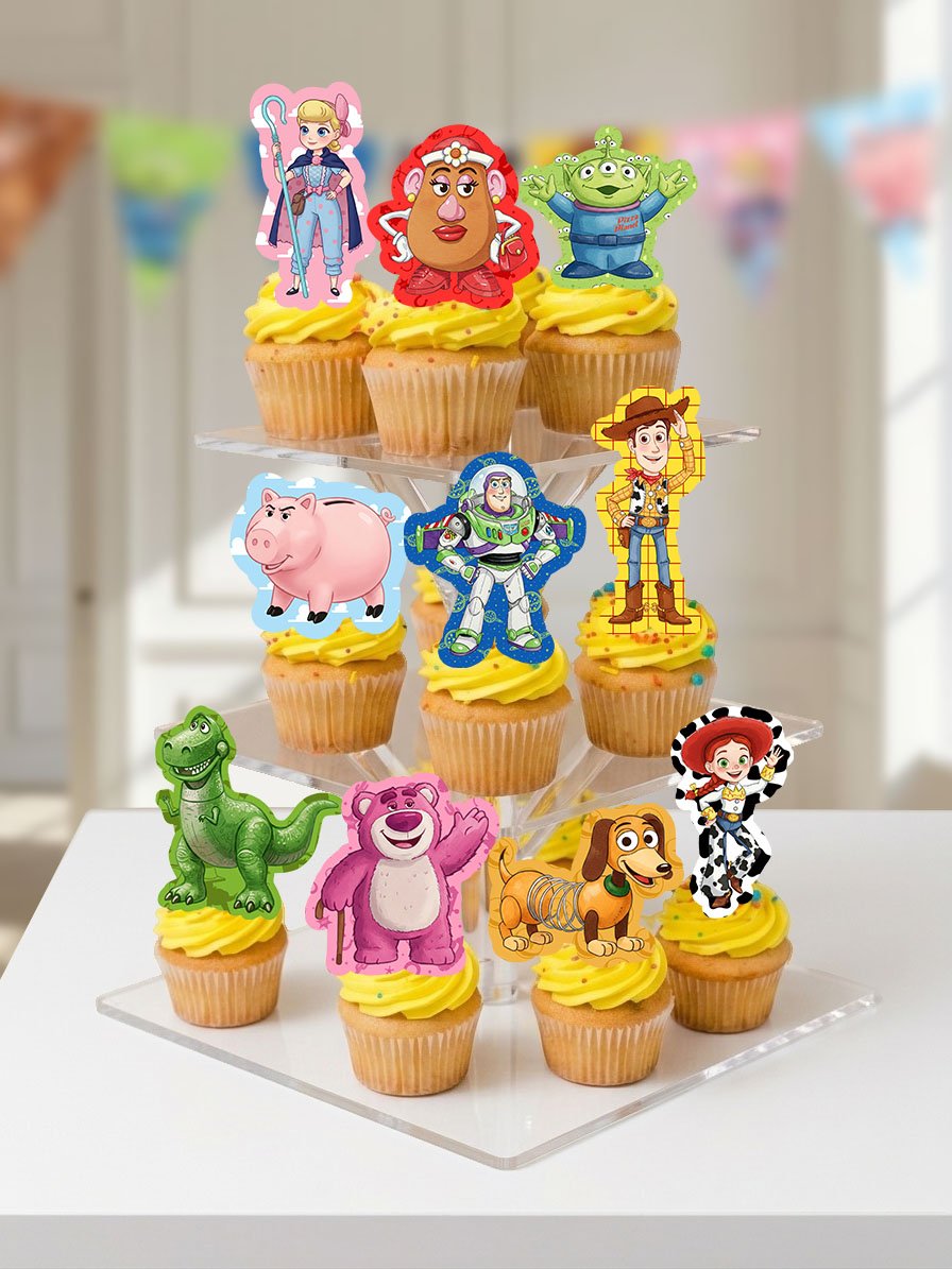 Toy Story Cupcake Toppers , Digital File , Birthday Party