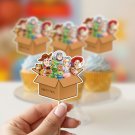 Toy Box Cupcake Toppers: Toy Story Gang Birthday Decorations, Printable DIY, Instant Download Toy Box Cupcake Toppers: Toy Story Gang Birthday Decorations, Printable DIY, Instant Download