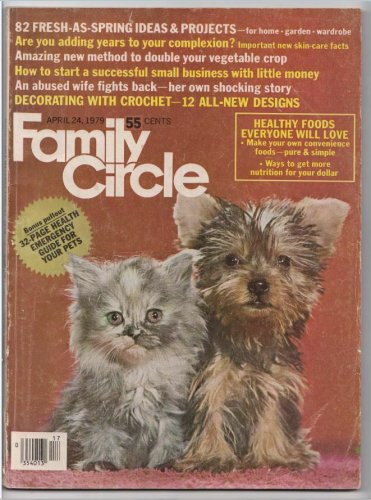 Family Circle Magazine April 24,1979 ~ Vintage Ads ~ Crochet ~ Recipes ~ Ideas