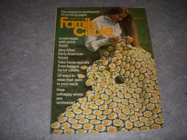 Vintage Family Circle Magazine Issue February 1970 15 Pages of Needlework