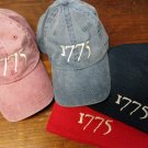 "1775" embroidered baseball cap