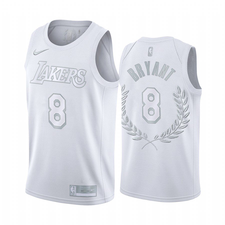 Mens Kobe Bryant Lakers 8 MVP edition jersey White