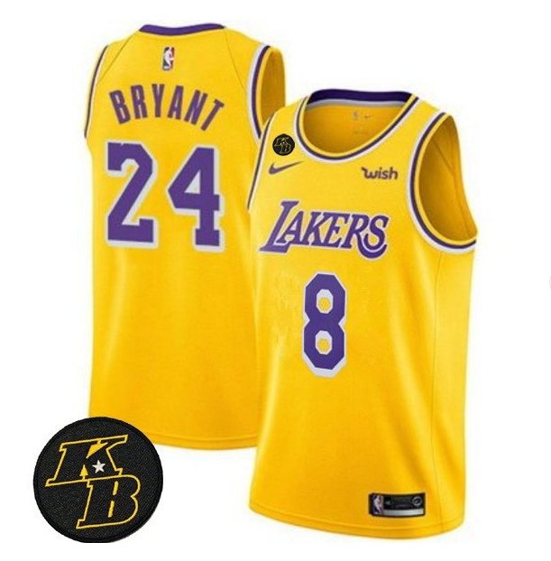 kobe dodgers jersey 8 24